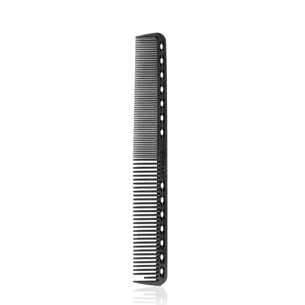 Professional Heat-Resistant Carbon Cutting Comb — Anti-Static Salon Comb for Hairdressers & Barbers