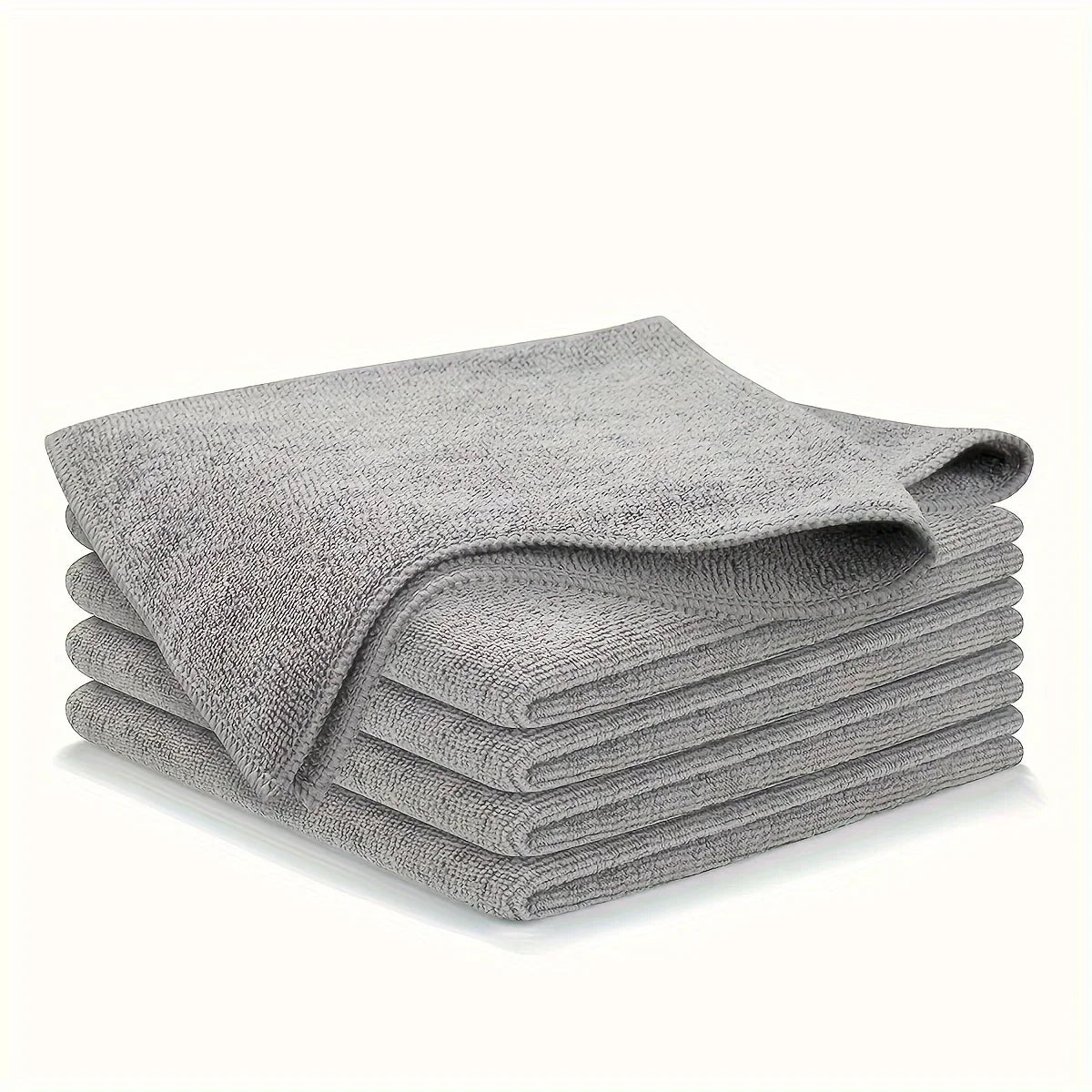 10-Pack Ultra-Fine Microfiber Towels — Soft, Absorbent, and Quick-Dry Cleaning Cloth Set for Salon, Home, or Studio Use