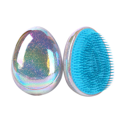 Egg Hair Brush – Cute & Gentle Detangler for Kids (Perfect Easter Gift!)