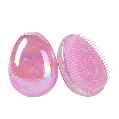 Egg Hair Brush – Cute & Gentle Detangler for Kids (Perfect Easter Gift!)