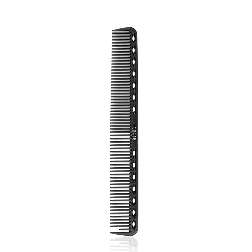 Professional Heat-Resistant Carbon Cutting Comb — Anti-Static Salon Comb for Hairdressers & Barbers