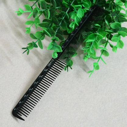 Professional Heat-Resistant Carbon Cutting Comb — Anti-Static Salon Comb for Hairdressers & Barbers