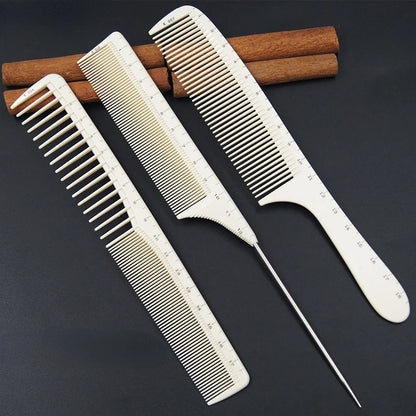 1PC High Quality Laser Scale Cutting Comb – Professional Hairdressing Comb for Salon Precision & Styling