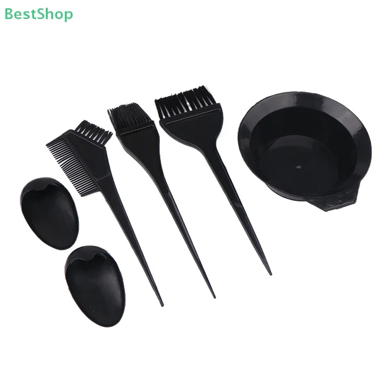 1set Professional Hair Coloring Kit For Barber Salon And Home Use - Includes Hairdressing Tools For Perfect Color Match