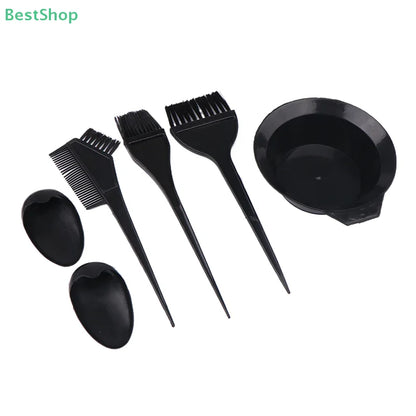 1set Professional Hair Coloring Kit For Barber Salon And Home Use - Includes Hairdressing Tools For Perfect Color Match