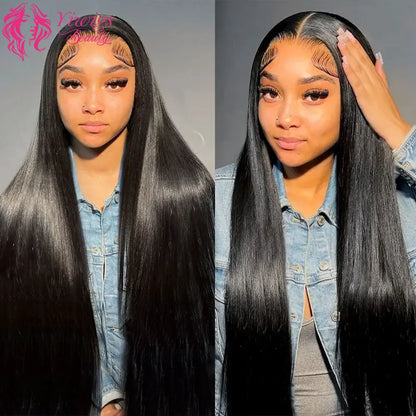 Super Double Drawn Bone Straight 100% Raw Human Hair Bundles — Unprocessed Virgin Weave Extensions for Women