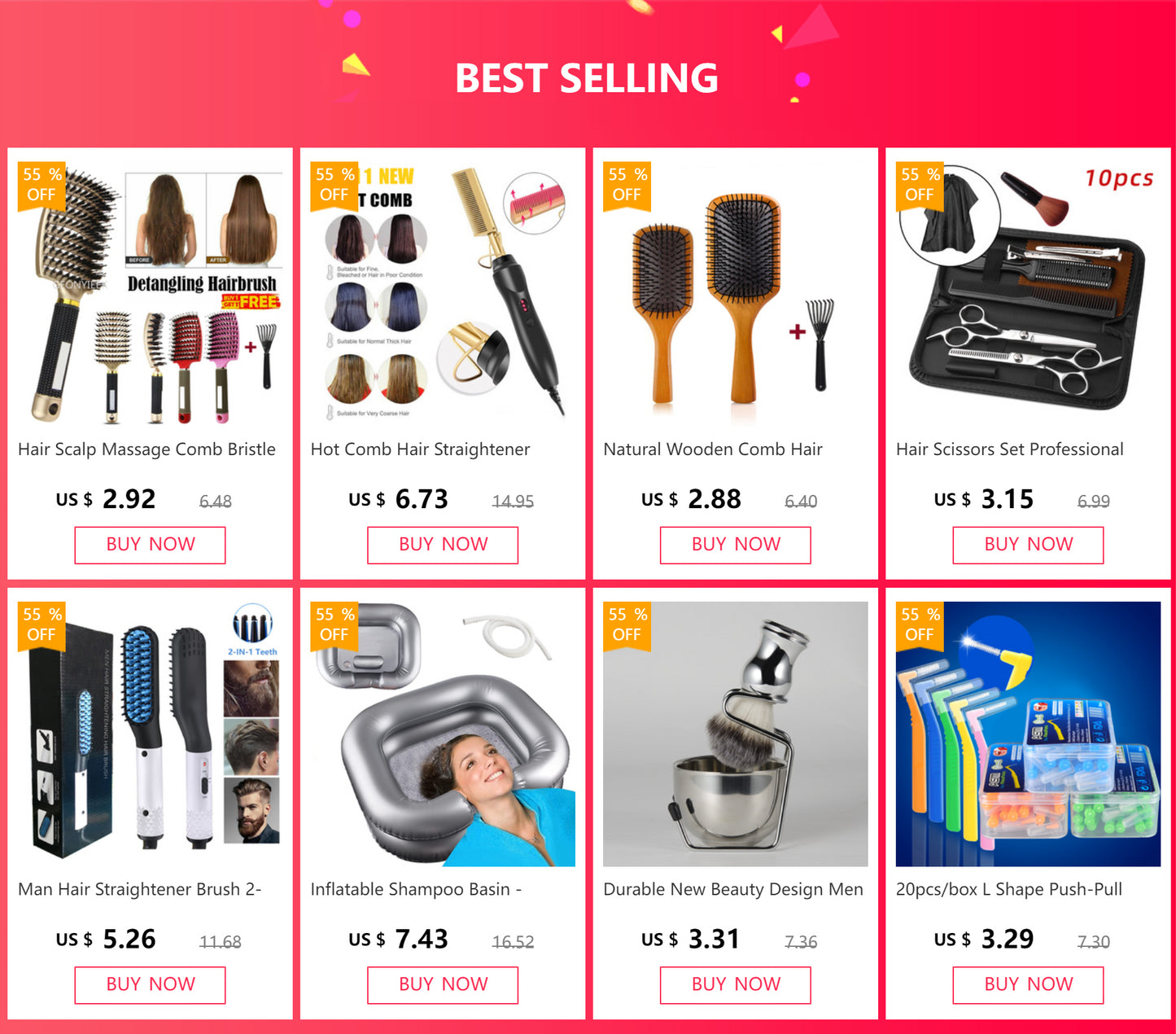 1PC High Quality Laser Scale Cutting Comb – Professional Hairdressing Comb for Salon Precision & Styling