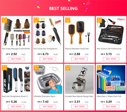 1PC High Quality Laser Scale Cutting Comb – Professional Hairdressing Comb for Salon Precision & Styling