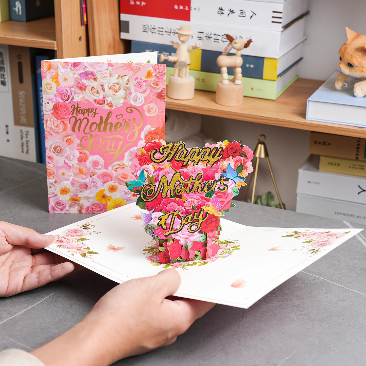 3D Happy Mother's Day Card, Pop Up Mothers Day Card, Card for Mom