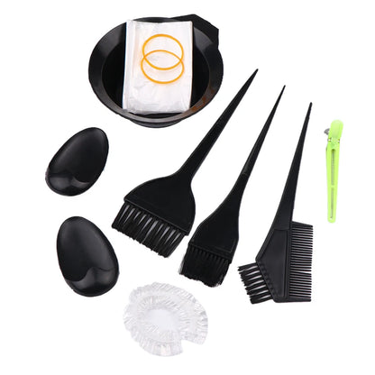 1set Professional Hair Coloring Kit For Barber Salon And Home Use - Includes Hairdressing Tools For Perfect Color Match