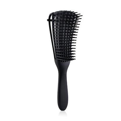 Octopus Detangling Brush for Curly, Thick, or Natural Hair — Flexible Scalp Massage Brush for Women & Men
