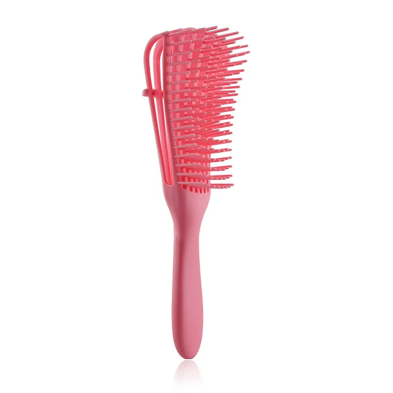 Octopus Detangling Brush for Curly, Thick, or Natural Hair — Flexible Scalp Massage Brush for Women & Men