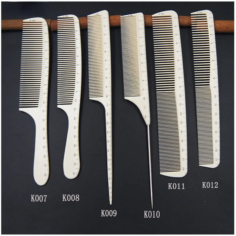 1PC High Quality Laser Scale Cutting Comb – Professional Hairdressing Comb for Salon Precision & Styling