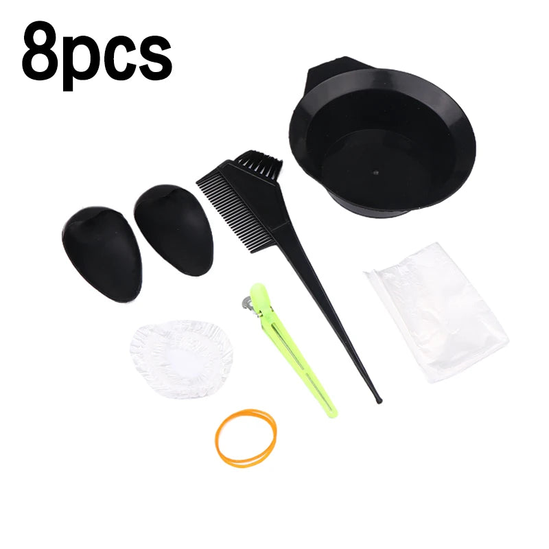 1set Professional Hair Coloring Kit For Barber Salon And Home Use - Includes Hairdressing Tools For Perfect Color Match