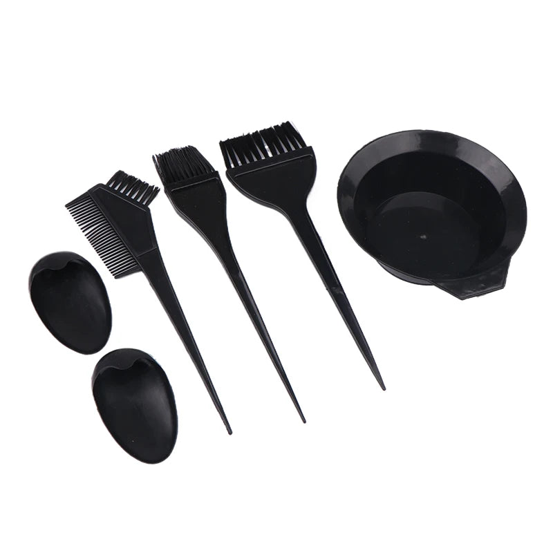 1set Professional Hair Coloring Kit For Barber Salon And Home Use - Includes Hairdressing Tools For Perfect Color Match