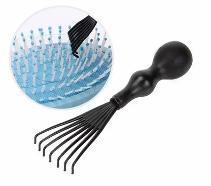 Hair Brush Exfoliating Hair Brush Bristle Women’s Wet Curly Hair Comb Salon Hair Styling Tool, Special for Real Hair Wigs
