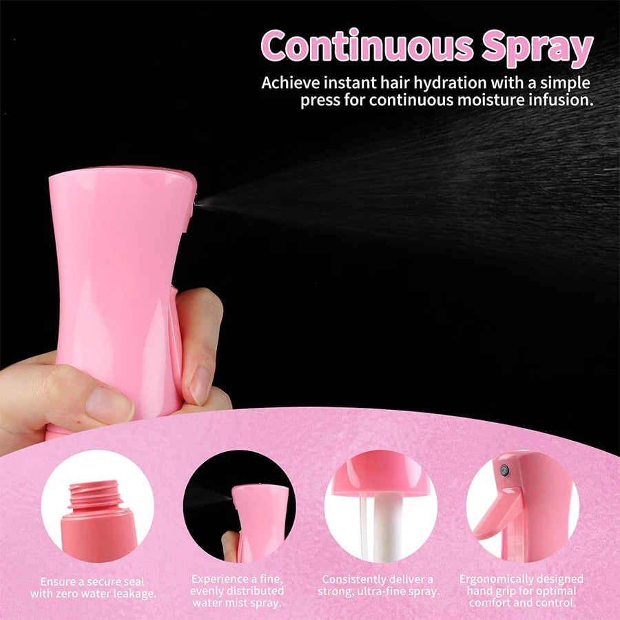 11 pcs Detangling Brush Set for Curly Hair with Spray Bottle + Scalp Massage Brush – Professional Anti-Frizz Styling Kit